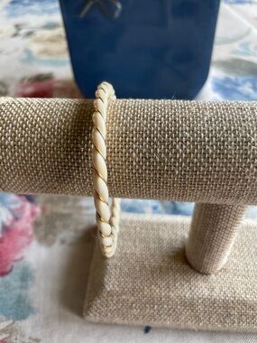 Vintage Gold Wire Wrapped Bangle